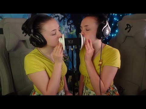 ASMR - Twin Ear eating - Best tingles ever