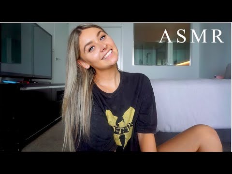 ASMR Relaxing Clothing Haul & Whispered Ramble ♡ Fabric Scratching, Tapping Etc.
