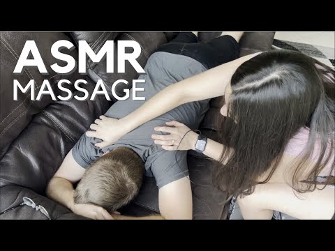 ASMR Best Massage for Sleep with Back Trace, Scratch, and More | No Talking