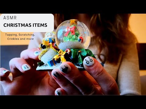 ASMR | Christmas Triggers (Tapping, Crinkling, Scratching etc)
