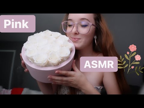 ASMR Tapping on pink items 💕🌸🎀