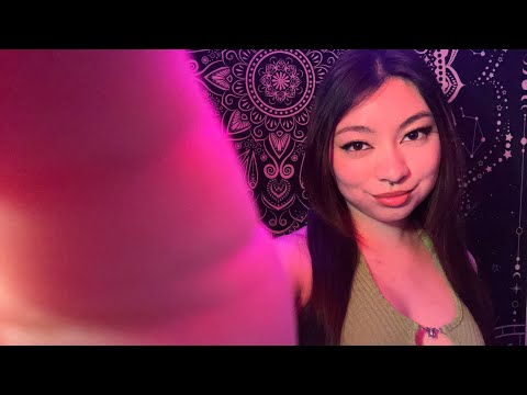 ASMR Hand Sounds, Mouth Sounds, & Inaudible Whispers (White Noise)