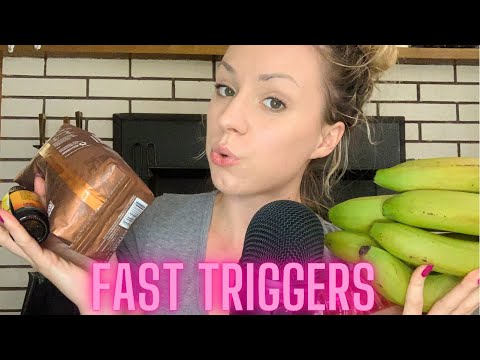 ASMR FAST RANDOM TRIGGERS | Chaotic Mouth Sounds And Hand Movements ASMR | Fast Tapping ASMR