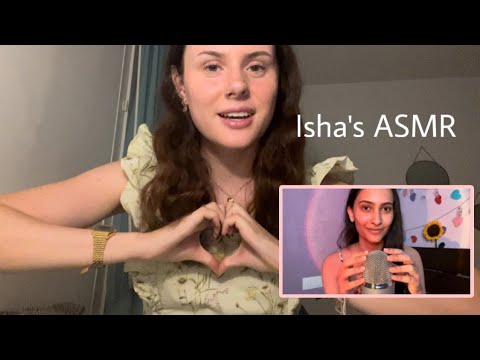 ASMR - COLLAB with Isha’s ASMR!!! relaxing trigger assortment 💛