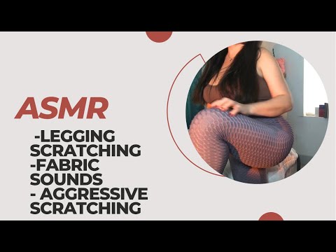 ASMR LEGGINGS SCRATCHING|FABRIC SOUNDS|AGGRESSIVE SCRATCHING #asmr #asmrcommunit #asmrfabric