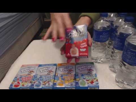 ASMR Whisper ~ Adding Drink Mixes to Water ~ Southern Accent