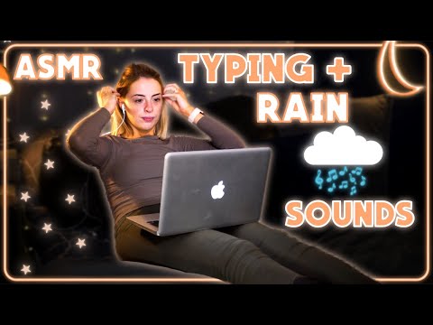 [ASMR] Typing Sounds | Rain Sounds | Edit with me !!