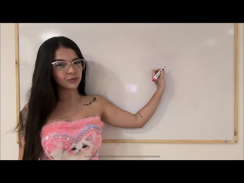 Asmr aula de inglês