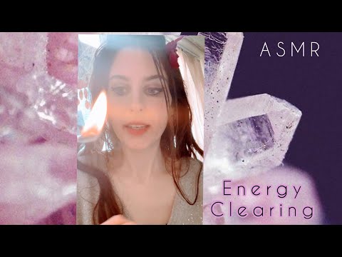 ASMR 💎 Crystal Energy Clearing ✨Reiki ✨ Match Lighting