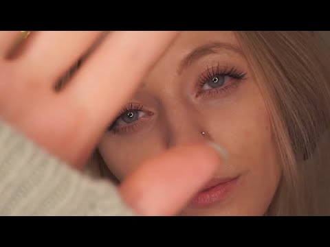 ASMR | Tingle inducing visuals and ear massage with intense echo breathing and gibberish | 3DIO