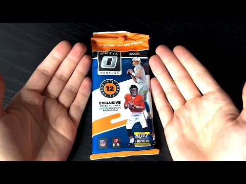 ASMR 2021 Panini Optic Football Pack Opening (Whispering and Tapping)