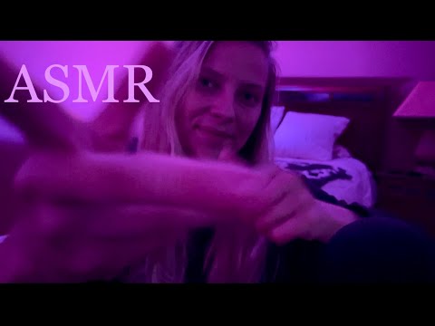 ASMR | Mouth sounds / Hand Movements [ shKK, plucking, kisses ]
