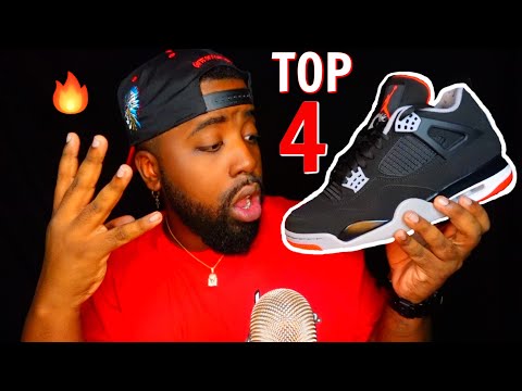 ASMR - MY TOP 4 JORDAN 4'S IN MY SHOE COLLECTION 👟🔥 (MUST HAVES)