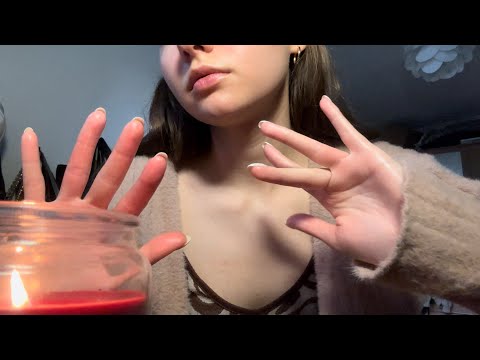 Lofi ASMR | Close Up Personal Attention + Face Tracing | Whispering | Hand Movements