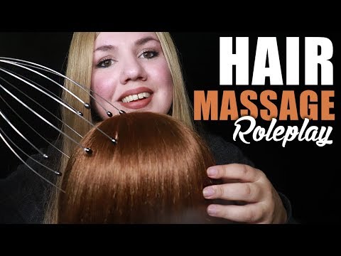 ASMR Inch by Inch Hair Massage Play 💆 Brushing and Scratching Personal Attention