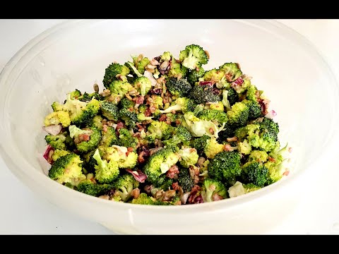 ASMR | Making Broccoli Salad