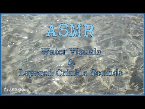ASMR Water Visuals & Layered Crinkle Sounds for Relaxation & Sleep