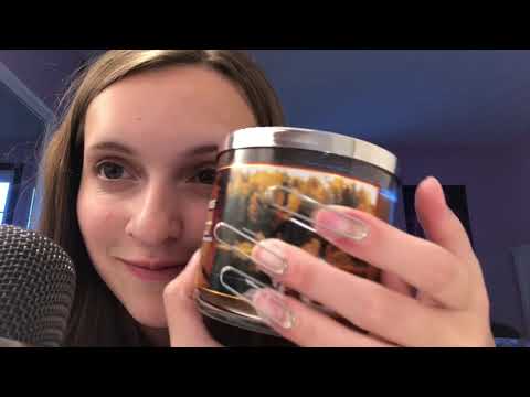 ASMR TAPPING ON FALL THEMED OBJECTS w/ PAPER CLIPS