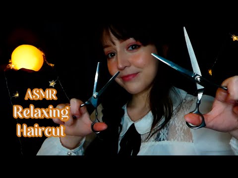 ⭐ASMR [Sub] The Midnight Hair Salon, Relaxing Haircut & Hairstyle (Soft Spoken, Layered Sounds)