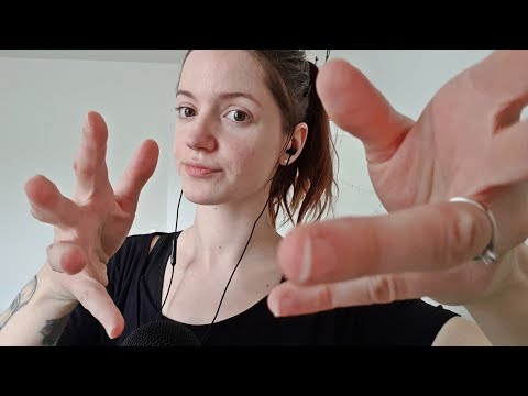 ASMR hand + mouth sounds, latex gloves, sponge, paper, om nom nom, tapping,..  March Trigger Video