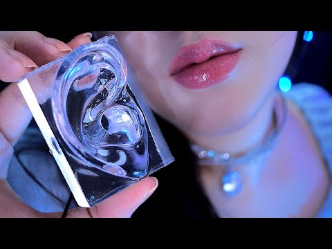 ASMR This is Crystal Clear Tingles! 😍👂💎(Earhole Massage, Nice Close Ear Triggers, Water sounds, 4K)