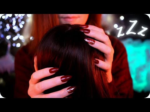 ASMR Scalp Scratch & Hair Play w/Whispered Body Scan for Deep Relaxation 💆💤