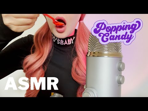 ASMR eating POPPING CANDY! 💥 [1 𝒎𝒊𝒏𝒖𝒕𝒆 𝒂𝒔𝒎𝒓]