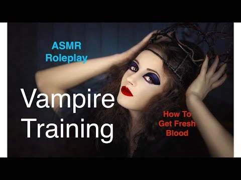 ASMR Vampire Queen Trains New Vampires.  Whispered. Crackling Fire.