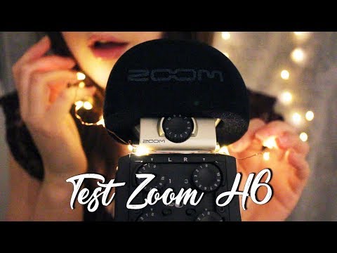 ASMR Je teste le micro Zoom H6 !