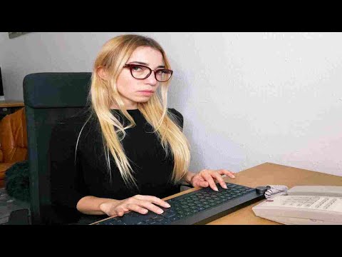 ASMR Hotel Check-In & Customer Service Roleplay / Typing Sounds / Soft-Spoken