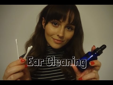ASMR Ear Cleaning Role Play~ Latex Glove sounds, Close up Semi-inaudible whispering