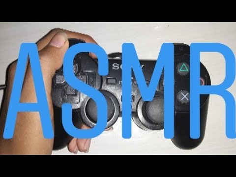 ASMR - Jogando video game 🎮 ( sons intensos com controle de video game  e capa de jogo )