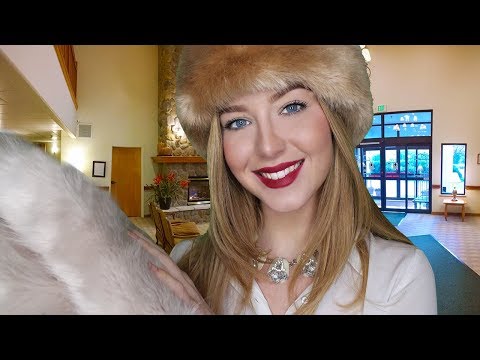 ASMR Winter Luxury Hotel & Spa Check In Roleplay