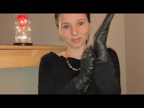 ASMR in Russian & Swedish (Русский & Svenska) + Black Gloves