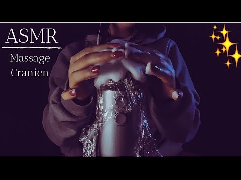 ASMR FRANÇAIS⎢MASSAGE CRANIEN : MOUSSE SUR MON BLUE YETI ! (Crispy and Relaxing Sounds)