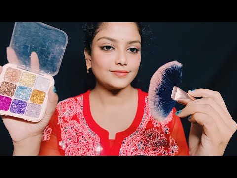 ASMR Big Sister Does Your Makeup ❤ | Hindi ASMR |