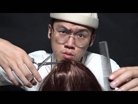 Ultra Raw Barbershop Haircut & Shaving ASMR