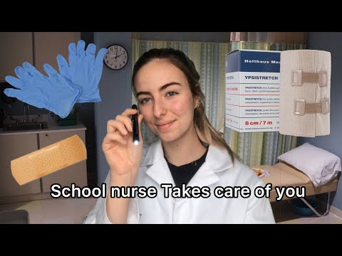 ASMR| School Nurse Takes Care Of You