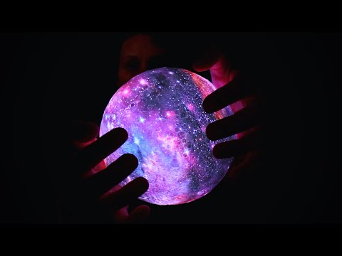 ASMR Tingly Planet Tapping, Scratching & Mic Blowing | No Talking | Light Trigger