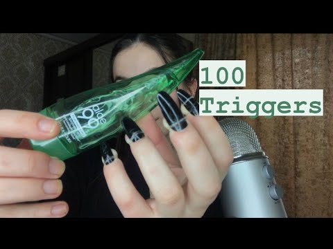 ASMR 100 TRIGGERS IN 2 MINUTES❤️