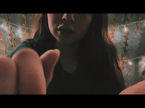asmr tingly hand movements + mouth sounds & soft kisses