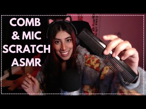 ASMR | Comb + Mic Scratching  Sounds | #BambiAfterHours #asmr #asmrcommunity