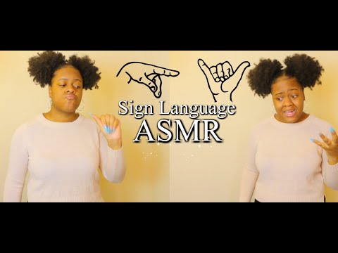 ASMR - Sign Language Story for Visual Tingles & Sleep ♡✋🏽~