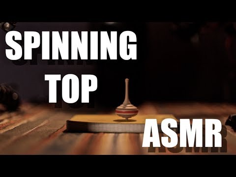 [ASMR English] Spinning Top - Latex Gloves - Scotch Tape - Book.