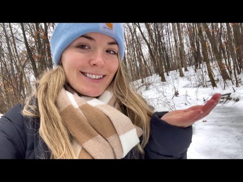 ASMR Come On A Nature Walk In The Snow W/ me ❄️