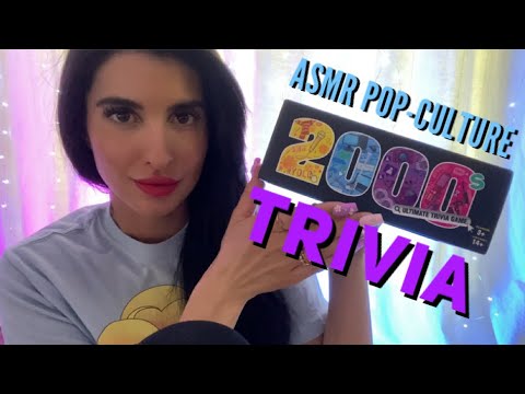 ASMR Gum Chewing Whispered Pop Culture Trivia - 2000s Edition