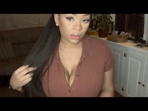Asmr | Girlfriend Roleplay | Massage, Kisses, Saying “Relax”