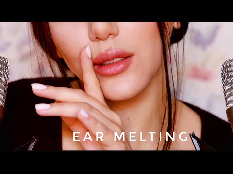 ASMR Ear Melting Mouth Sounds & Ear To Ear Whispers ✨