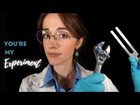 ASMR | Scientist Examines & Fixes You (intense personal attention, inaudible whispers, mouth sounds)