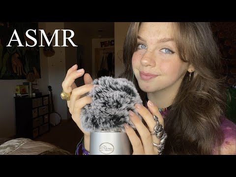 ASMR Fluffy Mic Scratching & Tapping